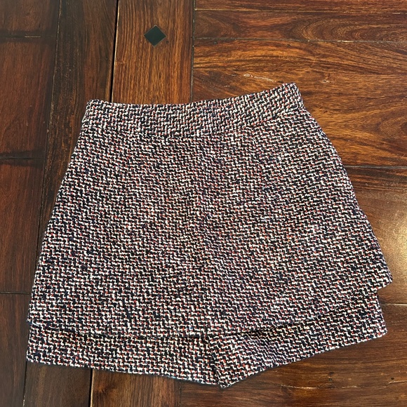Maje blue and red tweed skort - Picture 2 of 2